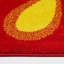 Tapis rouge à motif floral Osterberg-29383701