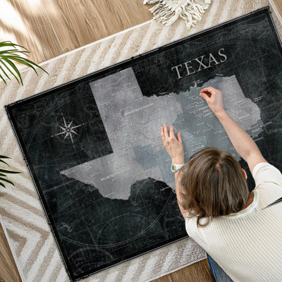Épingle noire Texas State US Amrico