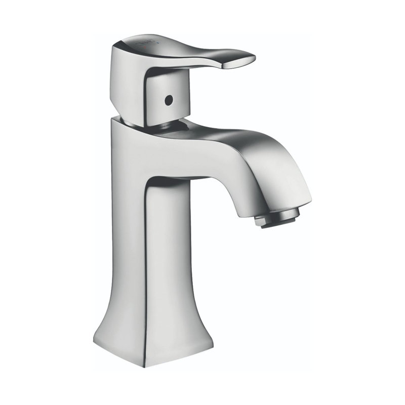 Robinet pour salle de bain à un trou avec drain Metris C, Chrome