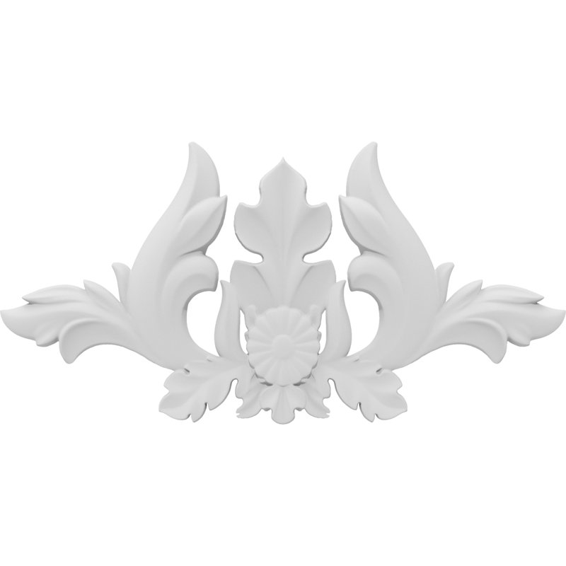 Rosette Wayne, H 4 po x l 8 po x P 0,63 po