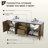 84 inch Double Bathroom Vanity-1228195764