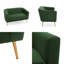 Causeuse en velours Minimalist-1353030056