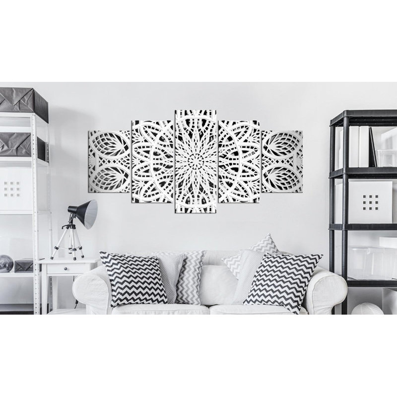 Alabasterine FAntasy - ensemble de 5 impressions sur toile tendue, H 20 po x l 40 po x P 1 po