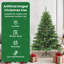  Artificial Hinged Christmas Tree Green PVC, PE and steel-2106488470