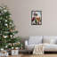 «Santa Claus & Gift», toile flottante encadrée par Imagine It Images-44020053-44020049