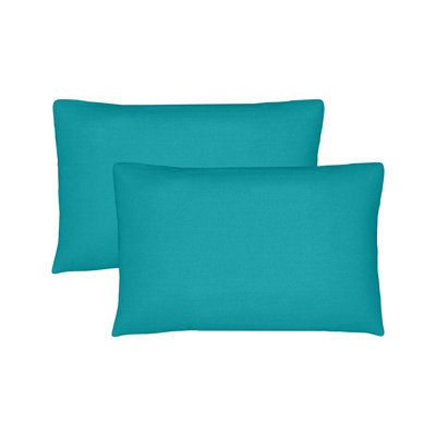 Set of 2 Sunbrella Throw Pillows, 14x36 Inch Rectangle Outdoor Throw Pillows Inserts with Covers