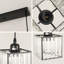 Modern Rectangular Crystal 3-Light Pendant Chandelier 