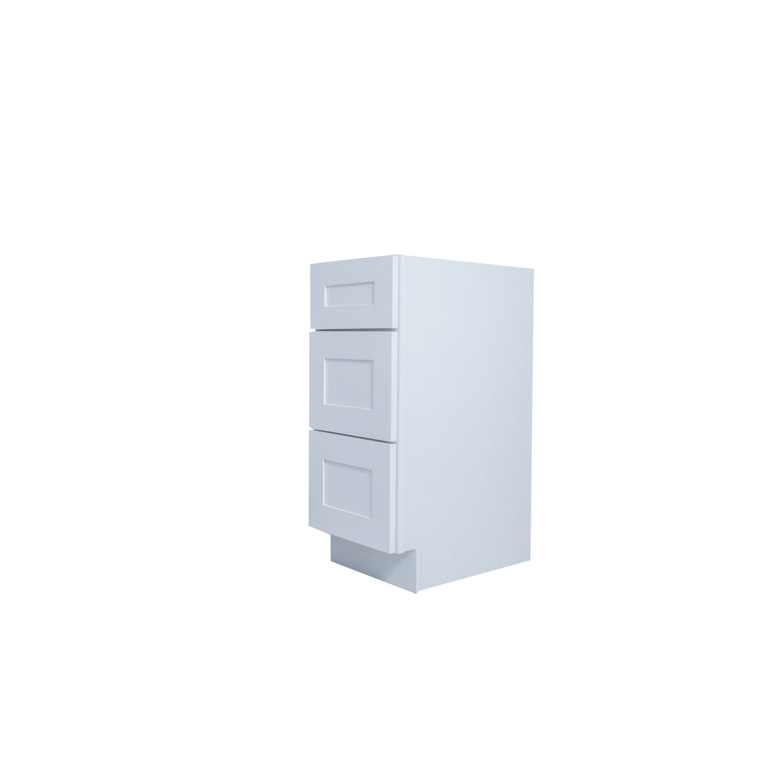 18" W Ready-to-Assemble Free-Standing 3-Drawers Single Bathroom Vanity Base Cabinets.Deals Base 