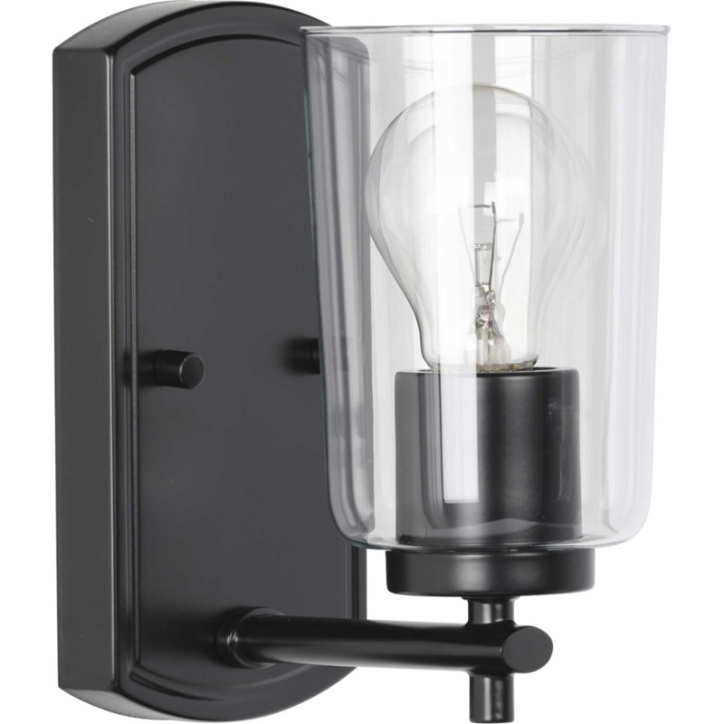 Adley Dimmable Bath Sconce, Black
