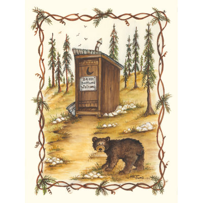 Bear Bottoms Welcome by Mary Ann June