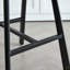 Tabouret de bar en tissu texturé Modern