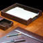 Organisateur de papier en cuir Gregson-489726657