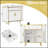 Luxury Fluted Curved Sideboard Buffet Storage Cabinet With 2 Drawers And Doors For Living Room, Entryway, Hallway, &