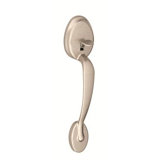 Plymouth Lower Half Handleset with Georgian Door Knob (Deadbolt Sold Separately)