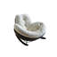 Chaise berçante légère et luxueuse