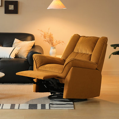 Single Casual Sofa Swivel Function Recliner