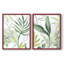 Tropical Palm Chorus III - reproduction encadrée de qualité supérieure - prête à être accrochée - aucun clou requis - aucun clou requis-1632996029-1632996027
