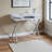 20" White Rectangular Computer Desk