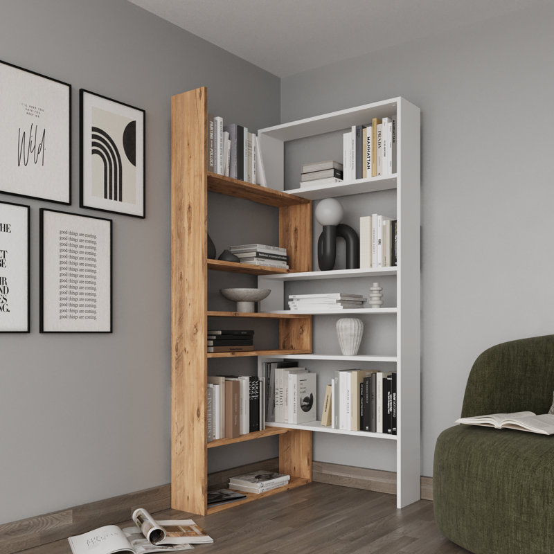 180cm H x 20cm W Corner Bookcase