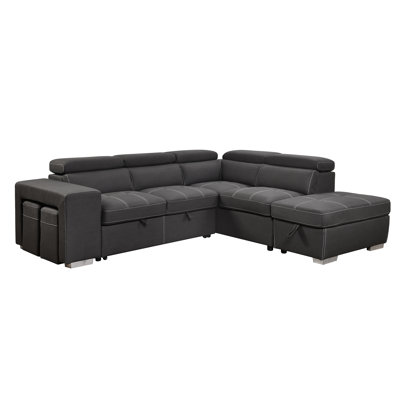 Kaiman 3 - Piece Upholstered Sectional -  Orren Ellis, 9257033F9F7D4EC9AE94FABB40155198