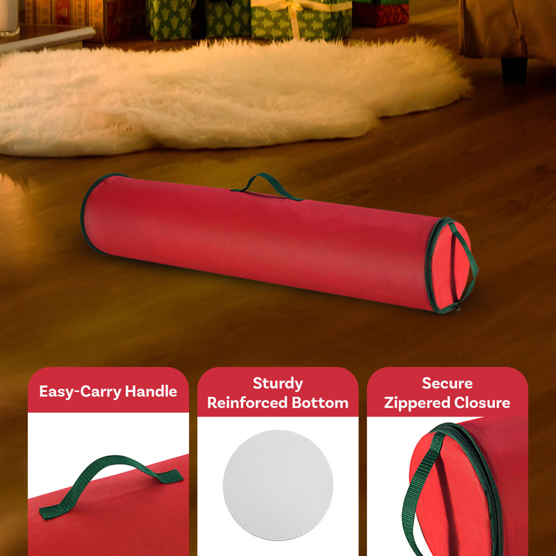 Gift Wrap Storage Bag, Red