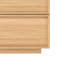 Table de chevet en bois 18,9 po avec 2 tiroirs-1230458325