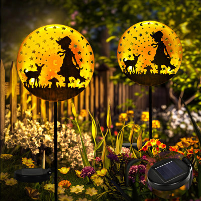 Stainless Steel Solar Powered Pathway Light Pack