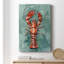 Toile tendue de qualité supérieure Aquatic Lobster II - prête à être accrochée-10688948