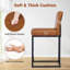 Counter Stool with Metal Frame