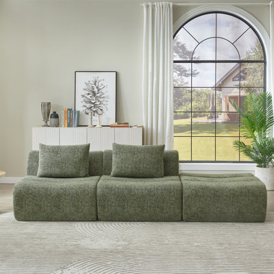 Oversized 3-Seater Compressed Sofa