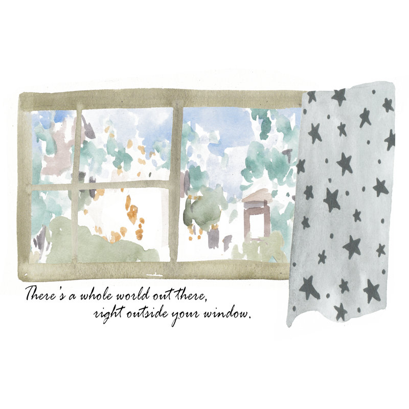 Nice View III by Melissa Wang - Wrapped Canvas Art Print, 30cm H x 46cm W