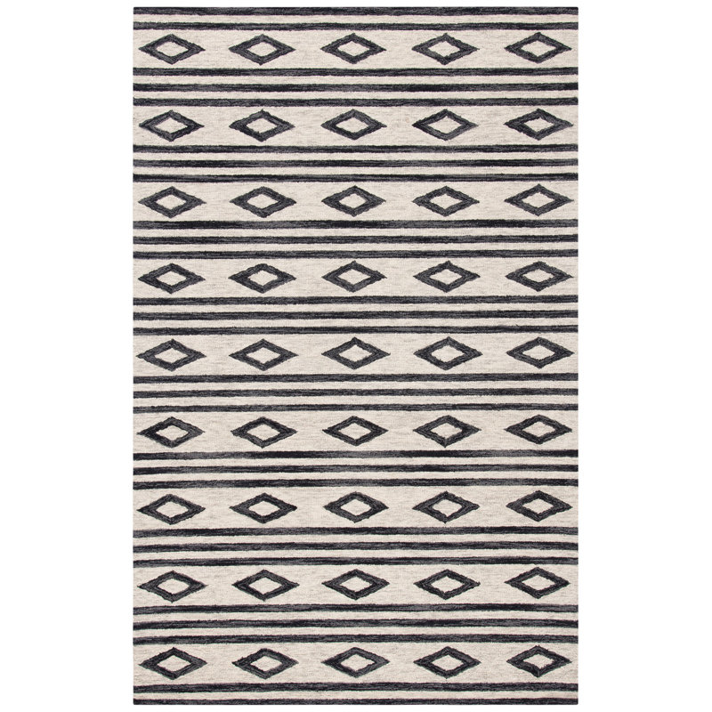 Vedika Hand Tufted Wool Southwestern Rug, Rectangle 2'6" x 5'
