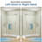 60" W X 36" D X 72" H Sliding Semi-Frameless Shower Enclosure With 5/16" Clear Glass-123818092
