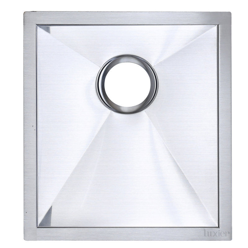 Luxury Handmade 18" L x 16" W Undermount Bar Sink