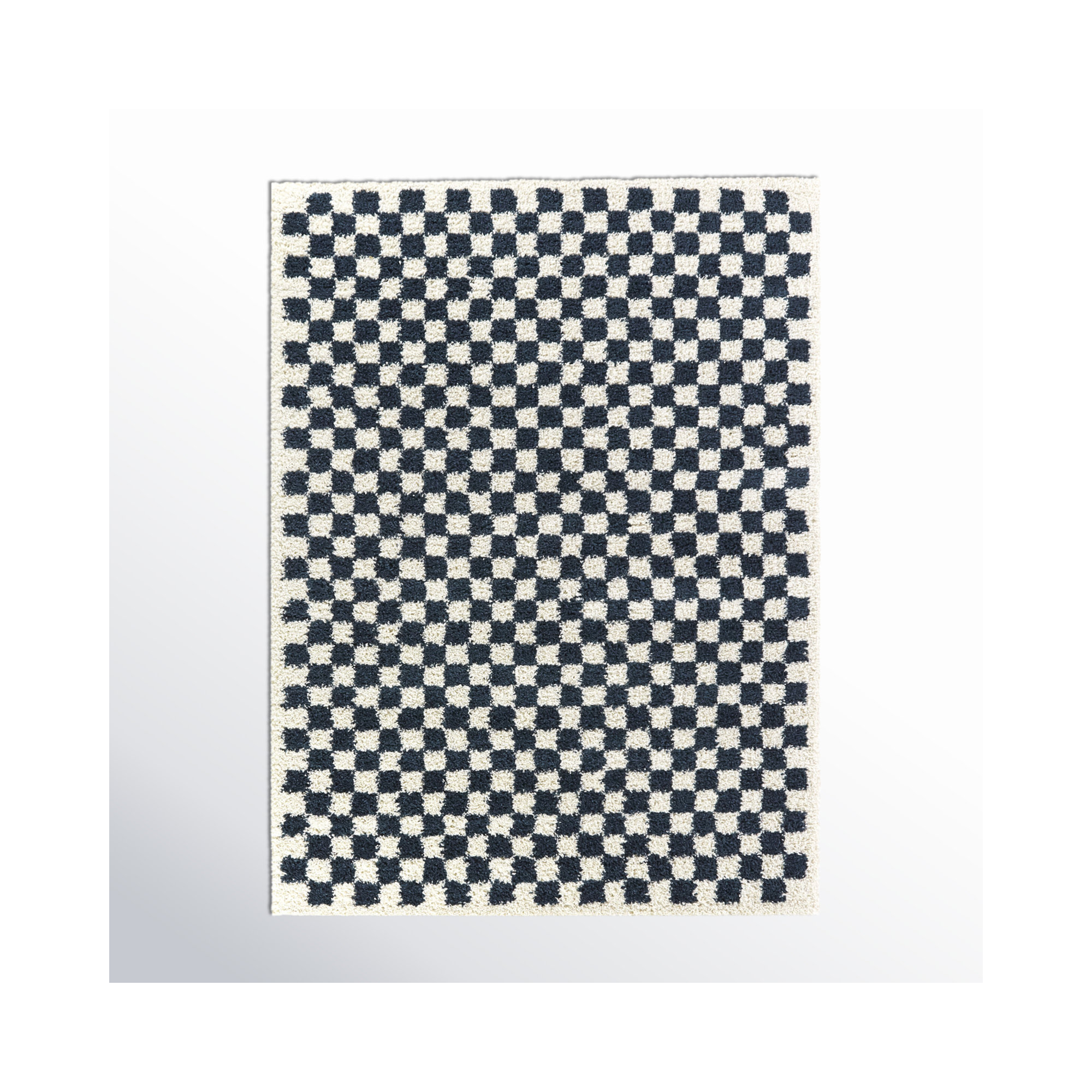 Walker Navy Rug, Rectangle 4'4" x 6'