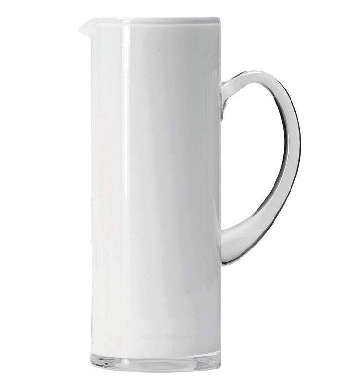 Basis 50oz. Glass Pitcher, White
