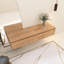 Armoire de salle de bain 60 po avec 3 tiroirs à fermeture en douceur et fixation flottante-712010769