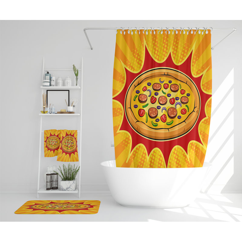 Nepean Polyester Shower Curtain Set