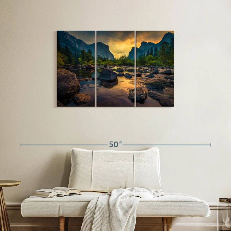 Alvord Sunrise At Yosemite Park, H 24 po x l 38 po