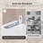 70.87 In. H  3 Layer Accent Corner Cabinet Storage 3 Layer With Led Light
