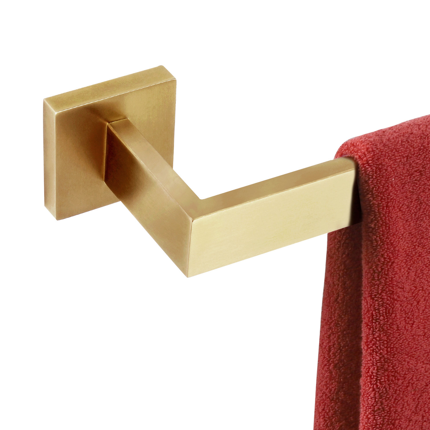 26" Wall Mounted Towel Bar, Brushed Gold, 24'' 