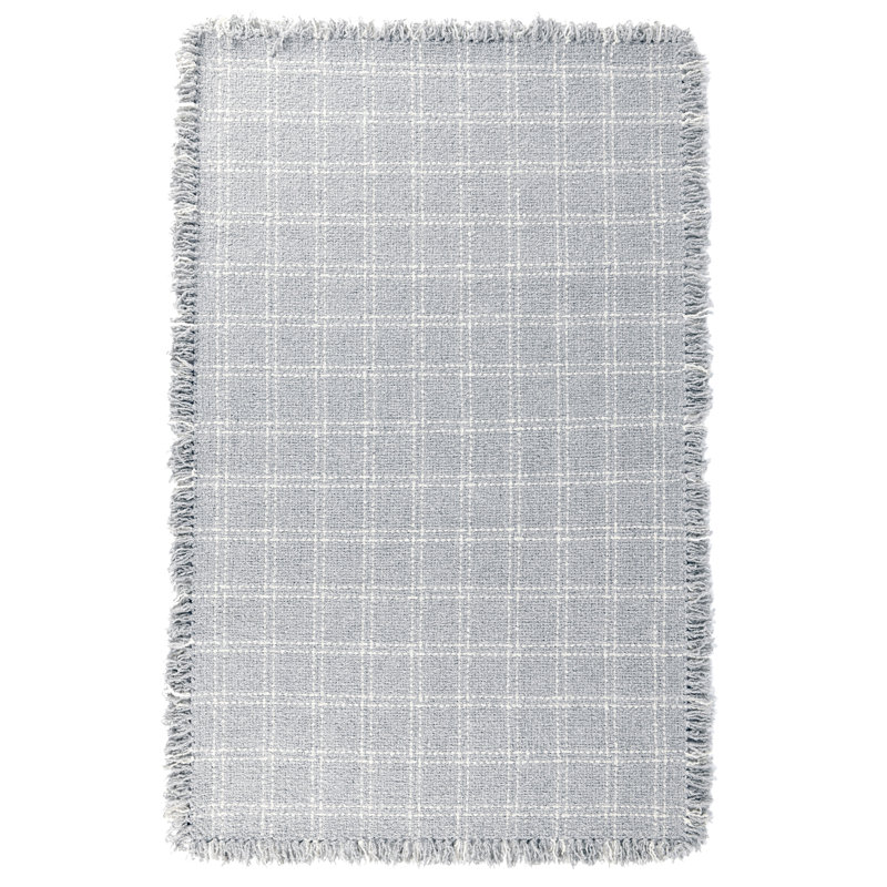 Bradbury Hand Woven Wool Area Rug, Rectangle 5' x 8'