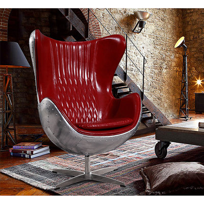 Fauteuil de loisir industriel pivotant de 34,25 po