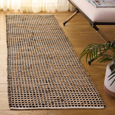 Tapis uni en coton tissé à la main Cape Jute / Sisal Cape Cod