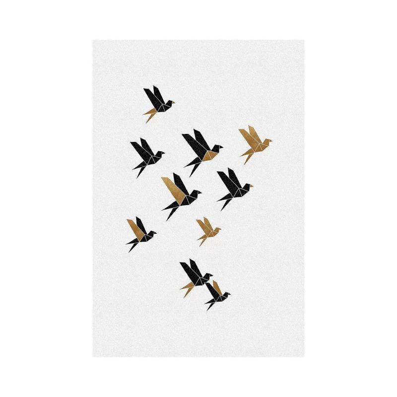 Origami Birds Collage III by Orara Studio - Wrapped Canvas Gallery-Wrapped Canvas Giclée, 152.5 cm H x 101.5 cm W