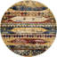 Tapis décoratif oriental beige/bleu/rouge-1161869405