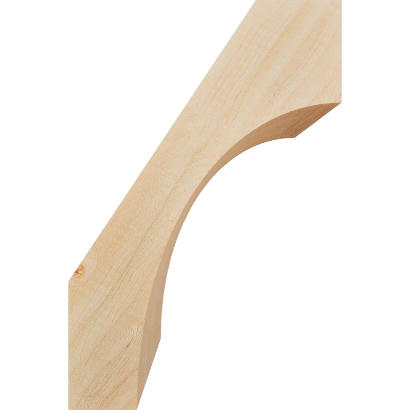 Attelle de genou Westlake, Sapin de Douglas, Lisse, H 12 po x l 5,5 po x P 8 po