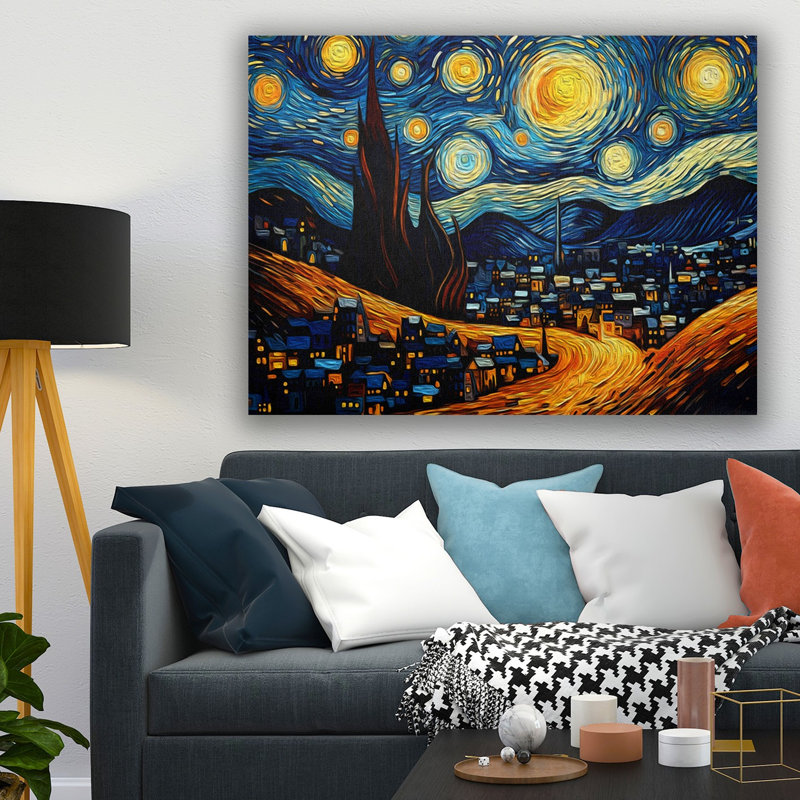 Peinture décorative sur toile, 27.6" H x 39.4" W
