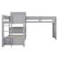 Lit simple superposé en forme de L avec bureau et tiroirs de rangement, lit superposé peu encombrant-1793857940