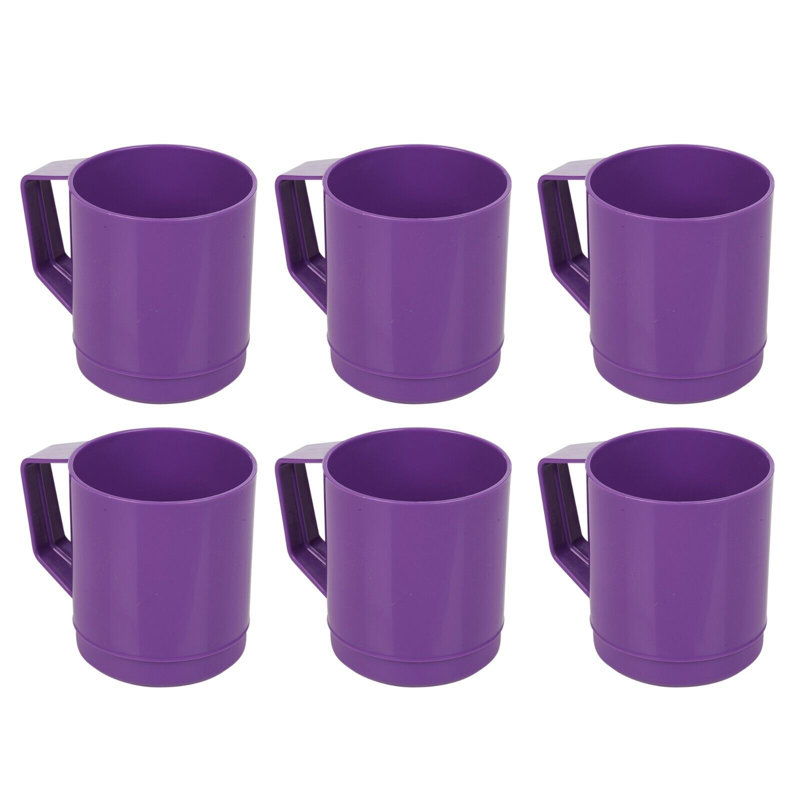 Nolly Plastic Coffee Mug, Purple